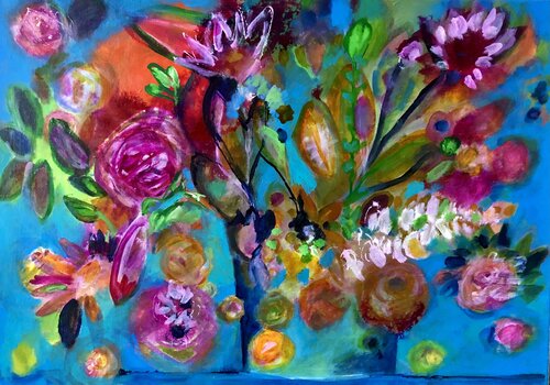 Colourful and beautiful Anne Samson