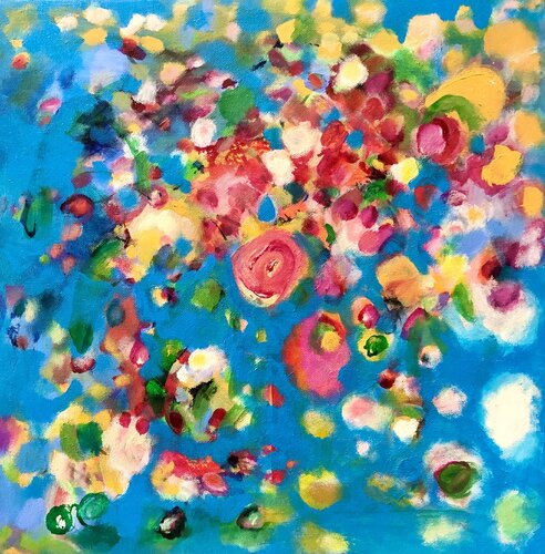 Bunt ist die Welt di Anne Samson, Pittura in vendita su Singulart