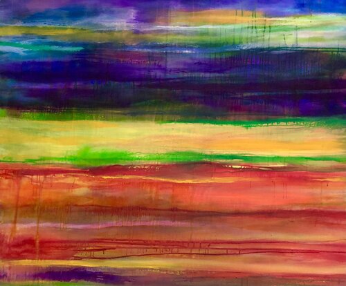 Abstract. Horizons. di Anne Samson, Pittura in vendita su Singulart