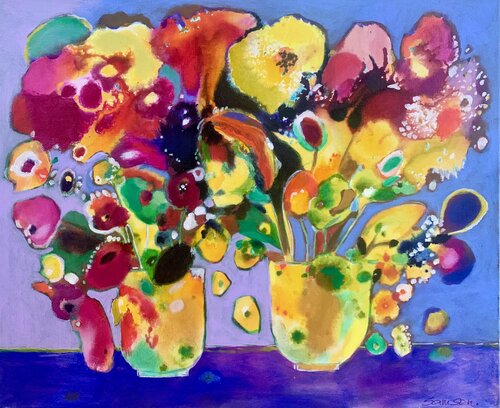 Colourful flowers Anne Samson