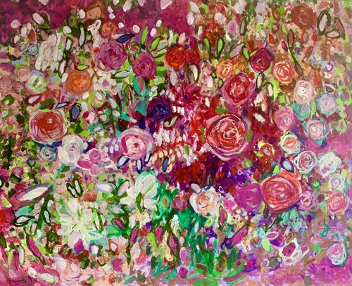 Rosenfest von Anne Samson, Malerei kaufen auf Singulart