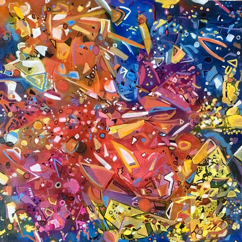 FlitterFlatter di Anne Samson, Pittura in vendita su Singulart