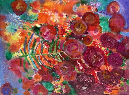 Red beauties von Anne Samson, Malerei kaufen auf Singulart