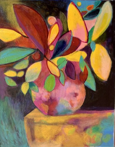 Stillleben. Abstrakt. von Anne Samson, Malerei kaufen auf Singulart