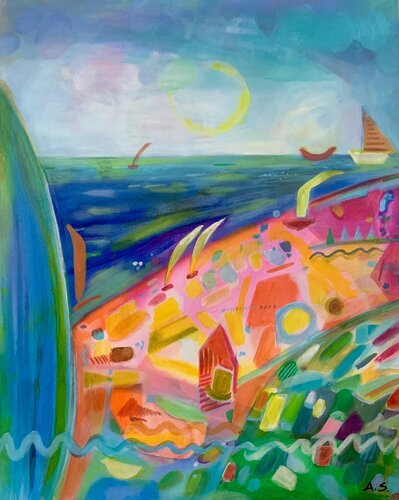 O, wie schön ist Sommer by Anne Samson, Painting for Sale on Singulart