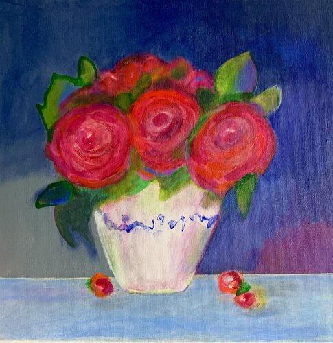 Rosen di Anne Samson, Pittura in vendita su Singulart