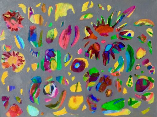 Abstract. Alegria von Anne Samson, Malerei kaufen auf Singulart
