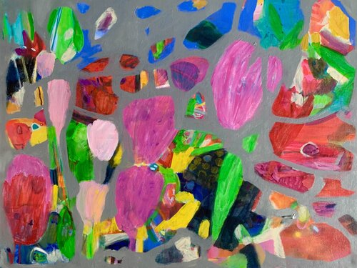 Abstract. Alegria II von Anne Samson, Malerei kaufen auf Singulart