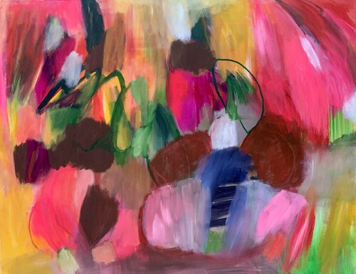 Abstract. Happy day by Anne Samson, Painting for Sale on Singulart