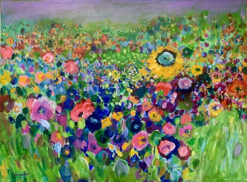 Dedicated to Vincent van Gogh de Anne Samson, Pintura a la venta en Singulart