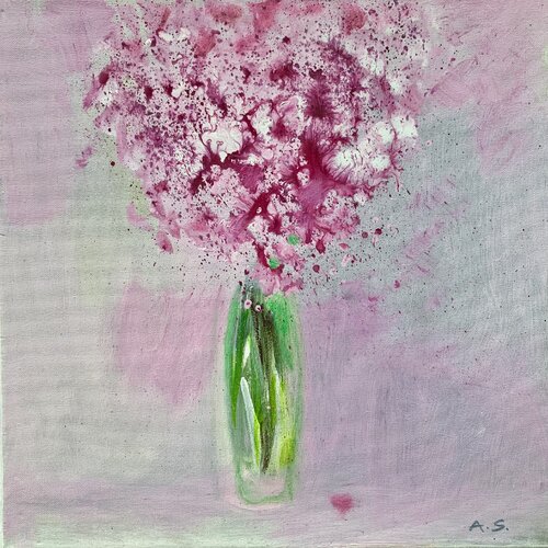 Schleierkraut di Anne Samson, Pittura in vendita su Singulart