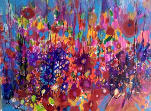 Abstract. Exploding flowers. Anne Samson