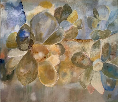 Beautiful flowers di Anne Samson, Pittura in vendita su Singulart