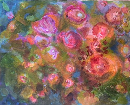 Roses von Anne Samson, Malerei kaufen auf Singulart