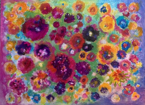 Flower Power von Anne Samson, Malerei kaufen auf Singulart