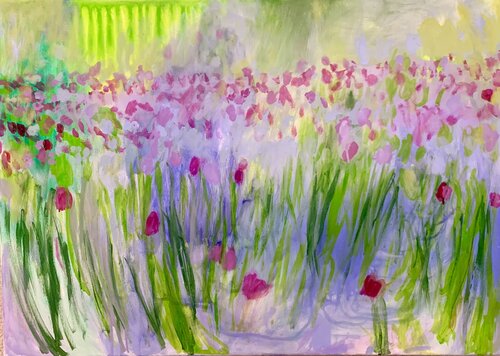 Blowing in the wind de Anne Samson, Pintura a la venta en Singulart