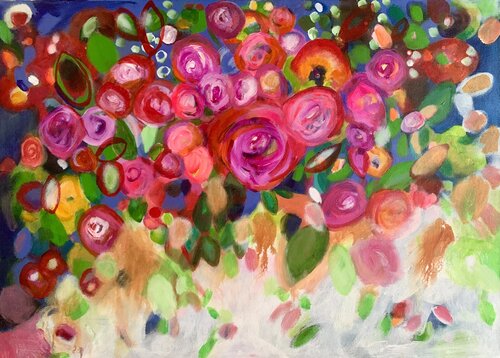 Love Roses von Anne Samson, Malerei kaufen auf Singulart