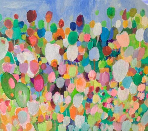 Tulpentanz di Anne Samson, Pittura in vendita su Singulart