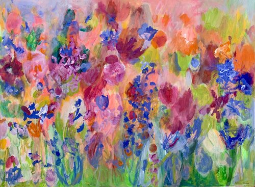 Wenn der Sommer nicht mehr weit ist van Anne Samson, Schilderij te koop op Singulart