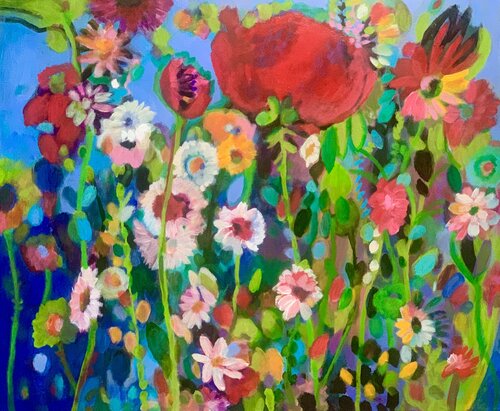 Sommer by Anne Samson, 회화 for Sale on Singulart