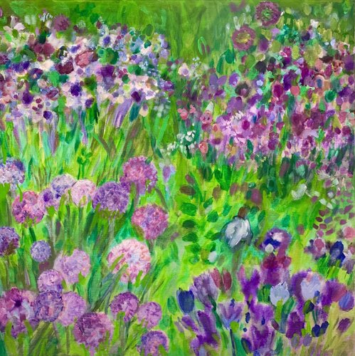 Lila Blumen Anne Samson