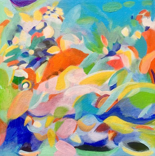 On the beach by Anne Samson, 絵画 for Sale on Singulart