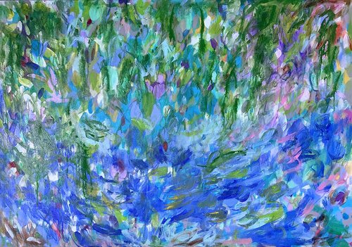 Blaue Stunde by Anne Samson, Painting for Sale on Singulart