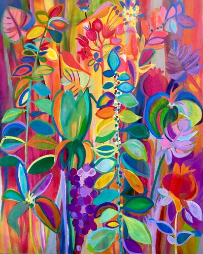 Allegria I di Anne Samson, Pittura in vendita su Singulart