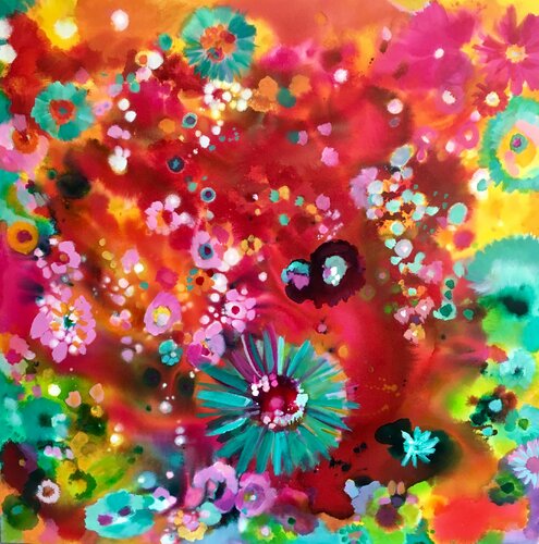 Abstract. Carpe Diem by Anne Samson, Painting for Sale on Singulart