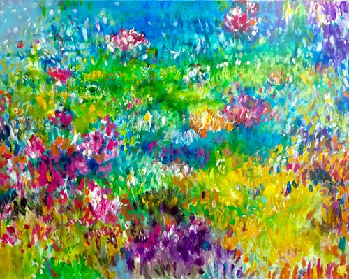 Vincent trifft Claude di Anne Samson, Pittura in vendita su Singulart
