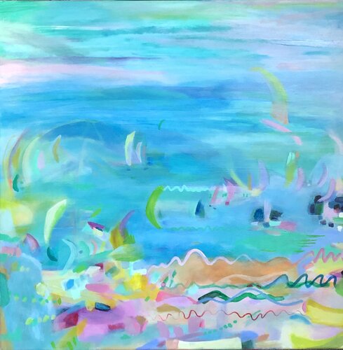 When I close my eyes II di Anne Samson, Pittura in vendita su Singulart