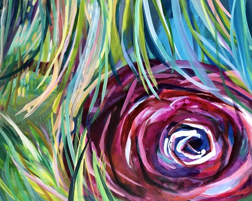 Tief in meinem Herzen di Anne Samson, Pittura in vendita su Singulart