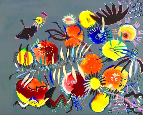 Unter Wasser by Anne Samson, Painting for Sale on Singulart