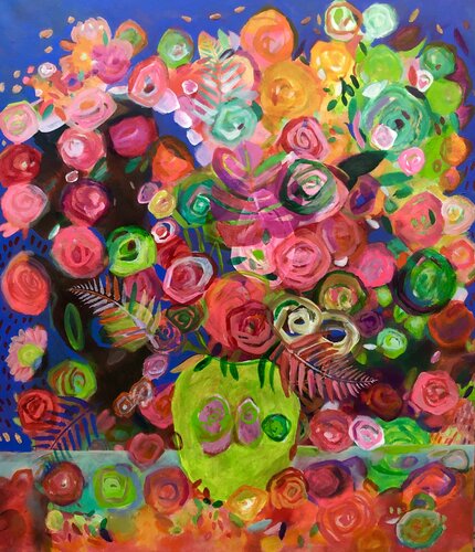 Rosen-Knaller di Anne Samson, Pittura in vendita su Singulart