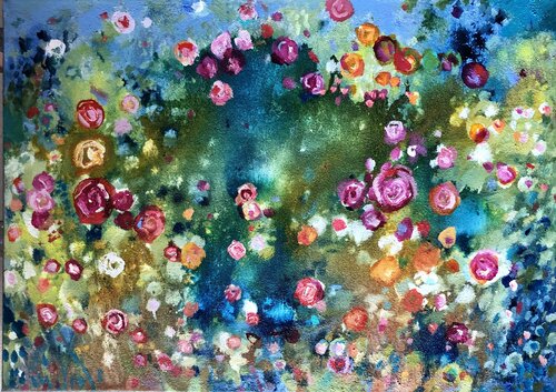 Rosentraum von Anne Samson, Malerei kaufen auf Singulart