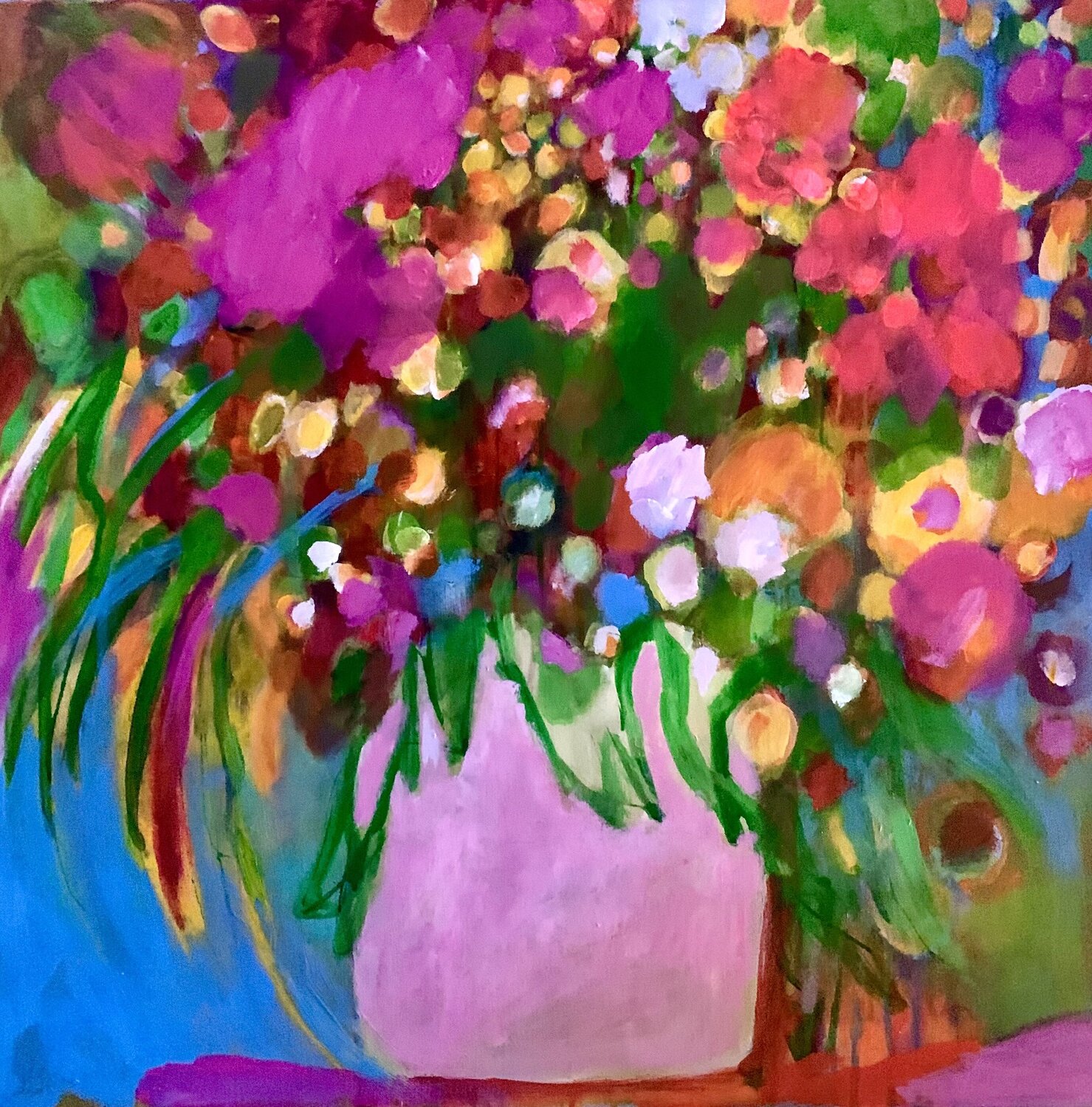 Pink flowers Anne Samson