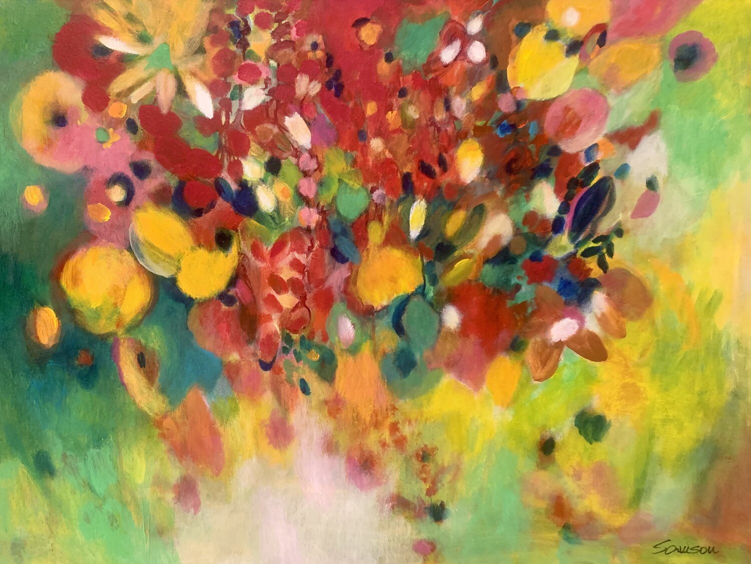 Exploding flowers Anne Samson