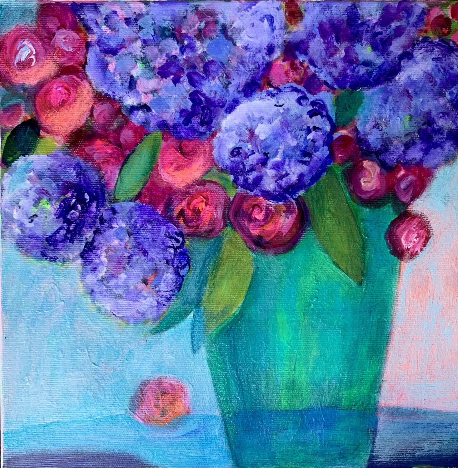 Rosen und Hortensien Anne Samson