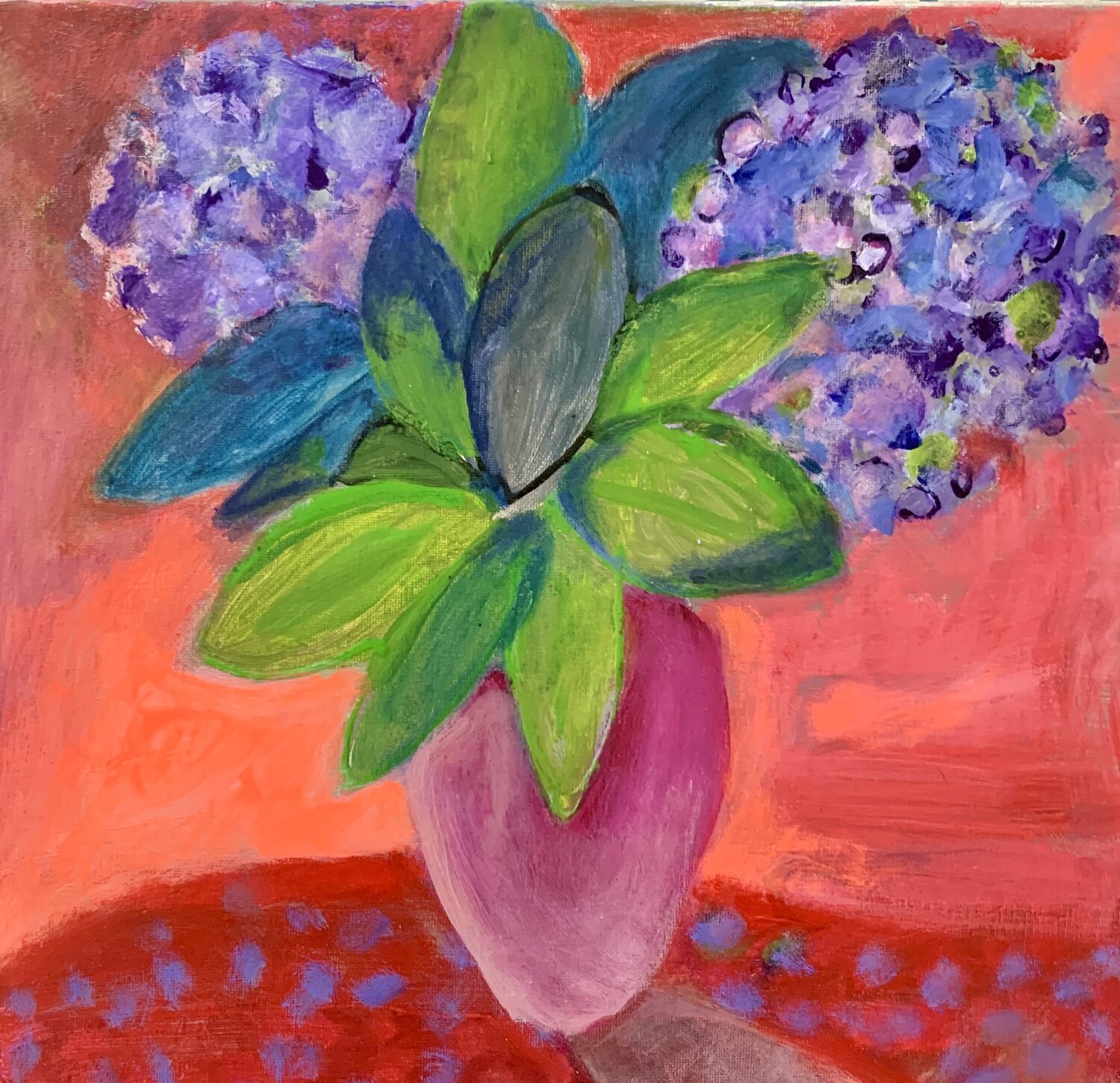 Blaue Hortensien Anne Samson