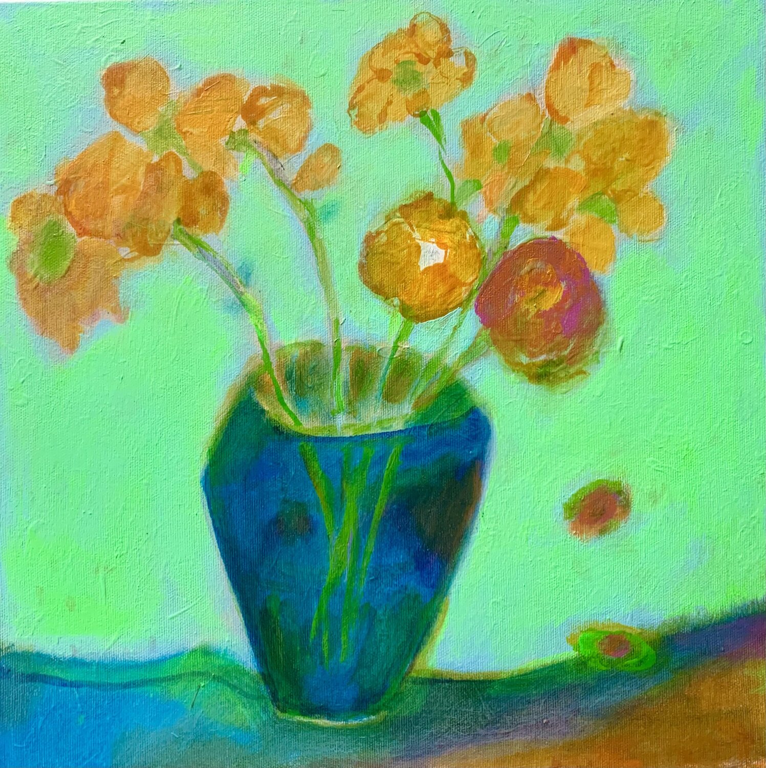 Gelbe Blumen Anne Samson