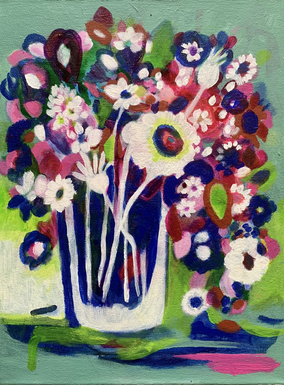 Weiße Blumen Anne Samson