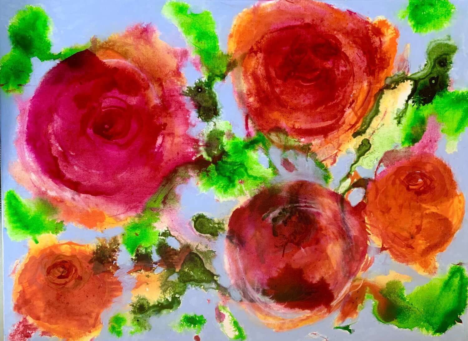 LeuchtBlüten Anne Samson Origineel schilderij te koop
