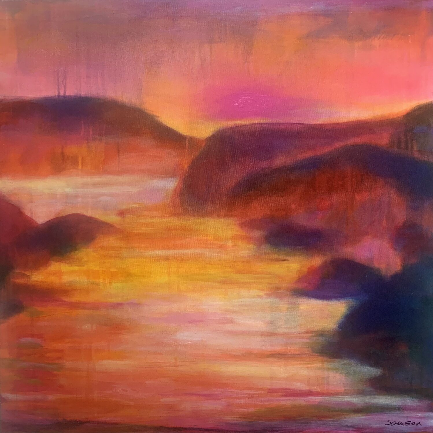 Rote Abendsonne Anne Samson