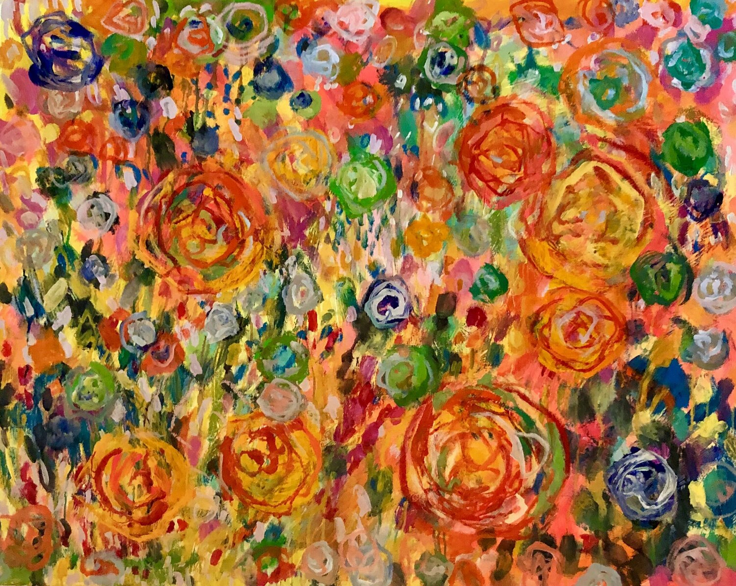 Roses. Glowing. Anne Samson