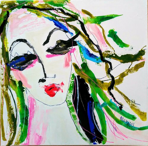 Woman by Marisol Evora, 회화 for Sale on Singulart