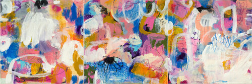 Summertime Blues - triptych Marisol Evora