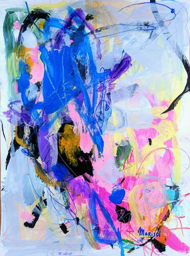 Blue seduction von Marisol Evora, Werk auf Papier kaufen auf Singulart