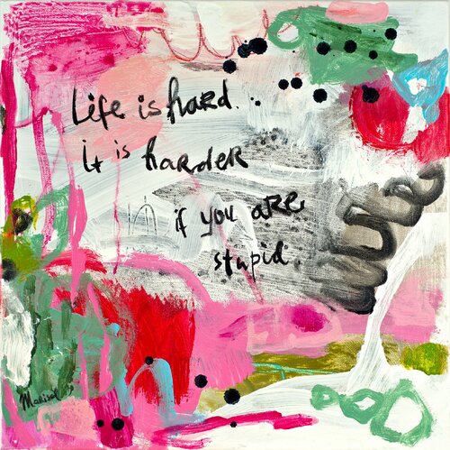 Life is hard von Marisol Evora, Malerei kaufen auf Singulart