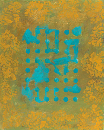 Broken pattern di Marisol Evora, Pittura in vendita su Singulart