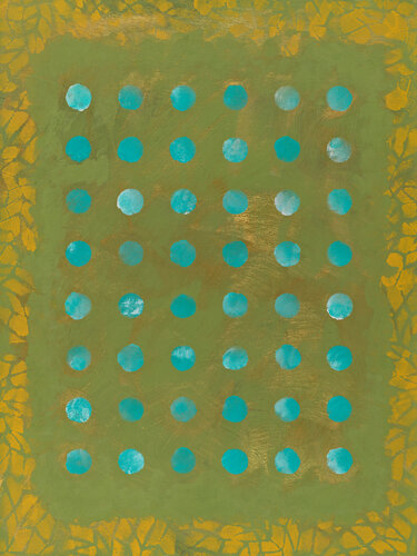 Green dots by Marisol Evora, Painting for Sale on Singulart